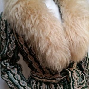 SOLD! Vintage 70's MISS BAZAAR FUR COLLAR Jacket